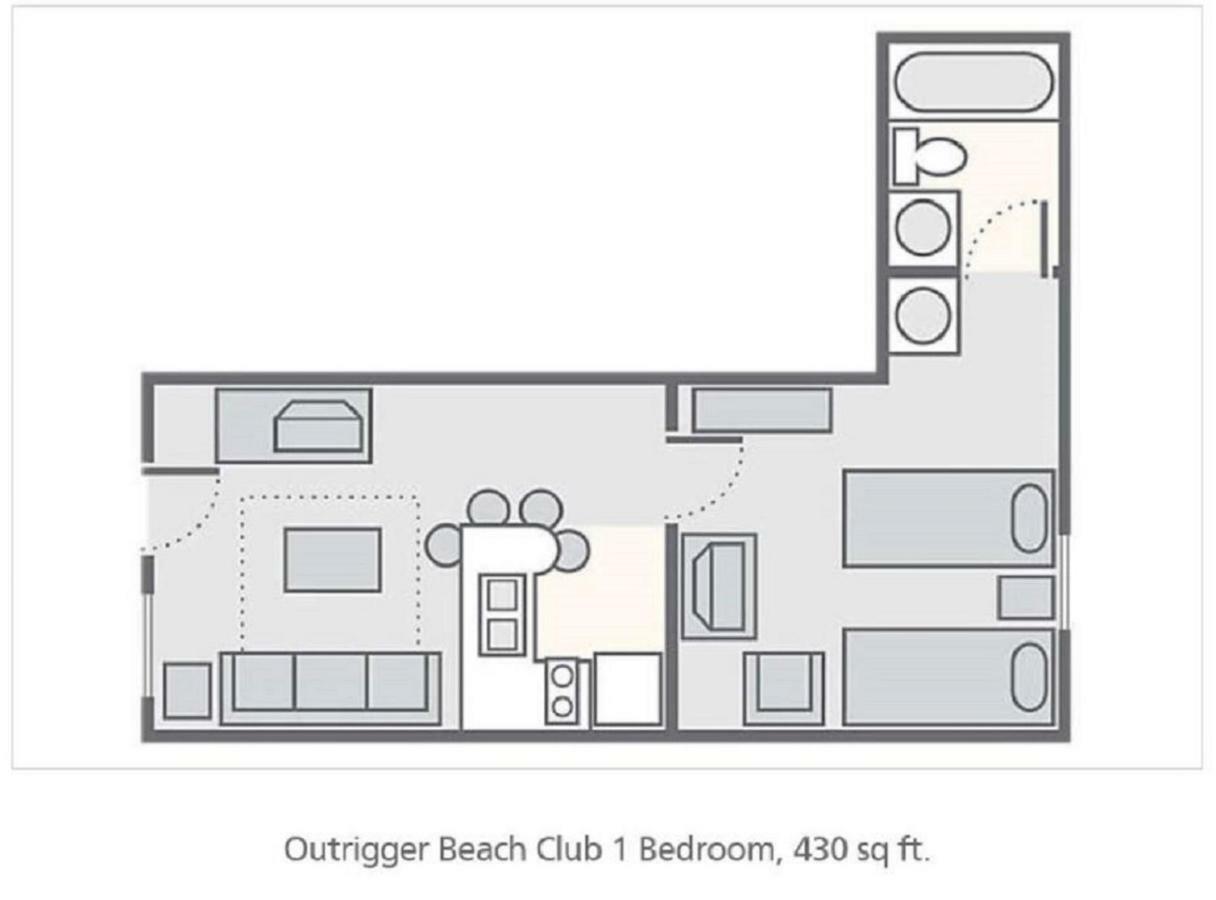 One Bedroom Condo Ocean View Outrigger 奥蒙德海滩 外观 照片